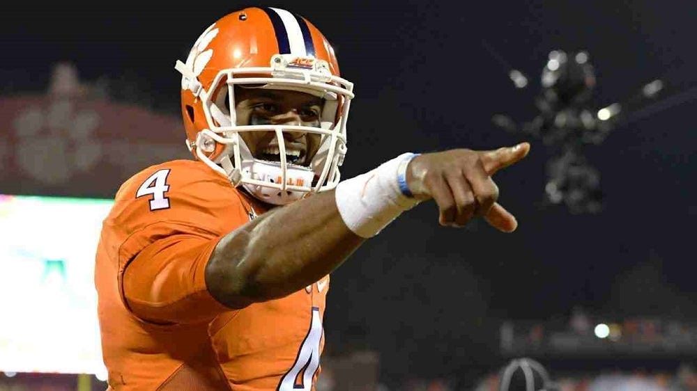 Clemson's Deshaun Watson skips Cleveland Browns request 2017 images