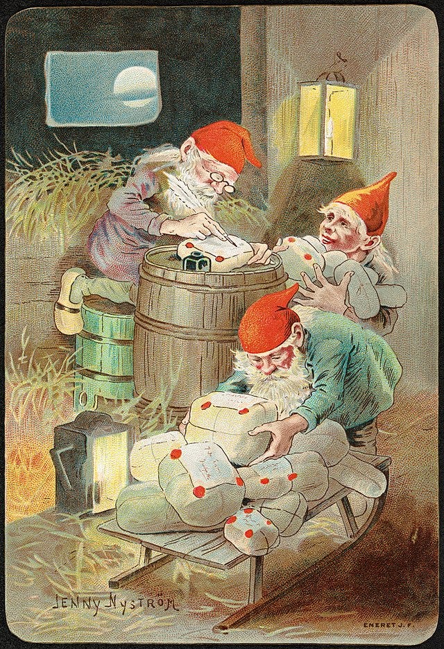 Santa's elves at work