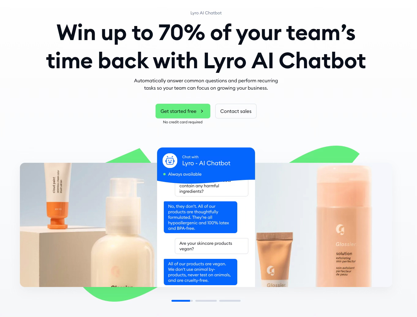 Lyro da Tidio - Chatbot com Inteligência Artificial