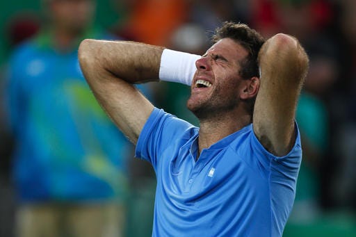 juan martin del potro loses to andy murray rio olympics