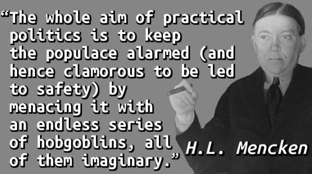 H.L. Mencken – Hobgoblins – Yahooey's Blog