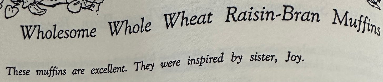 Recipe header for Wholesome Whole Wheat Raisin-Bran Muffins.