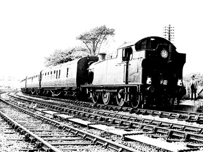 Artistic photo of an old train.