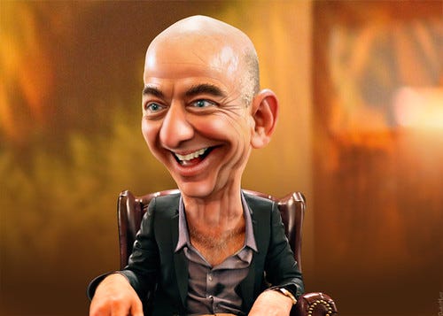 Jeff Bezos - Caricature | Jeffrey Preston Bezos, aka Jeff Be… | Flickr