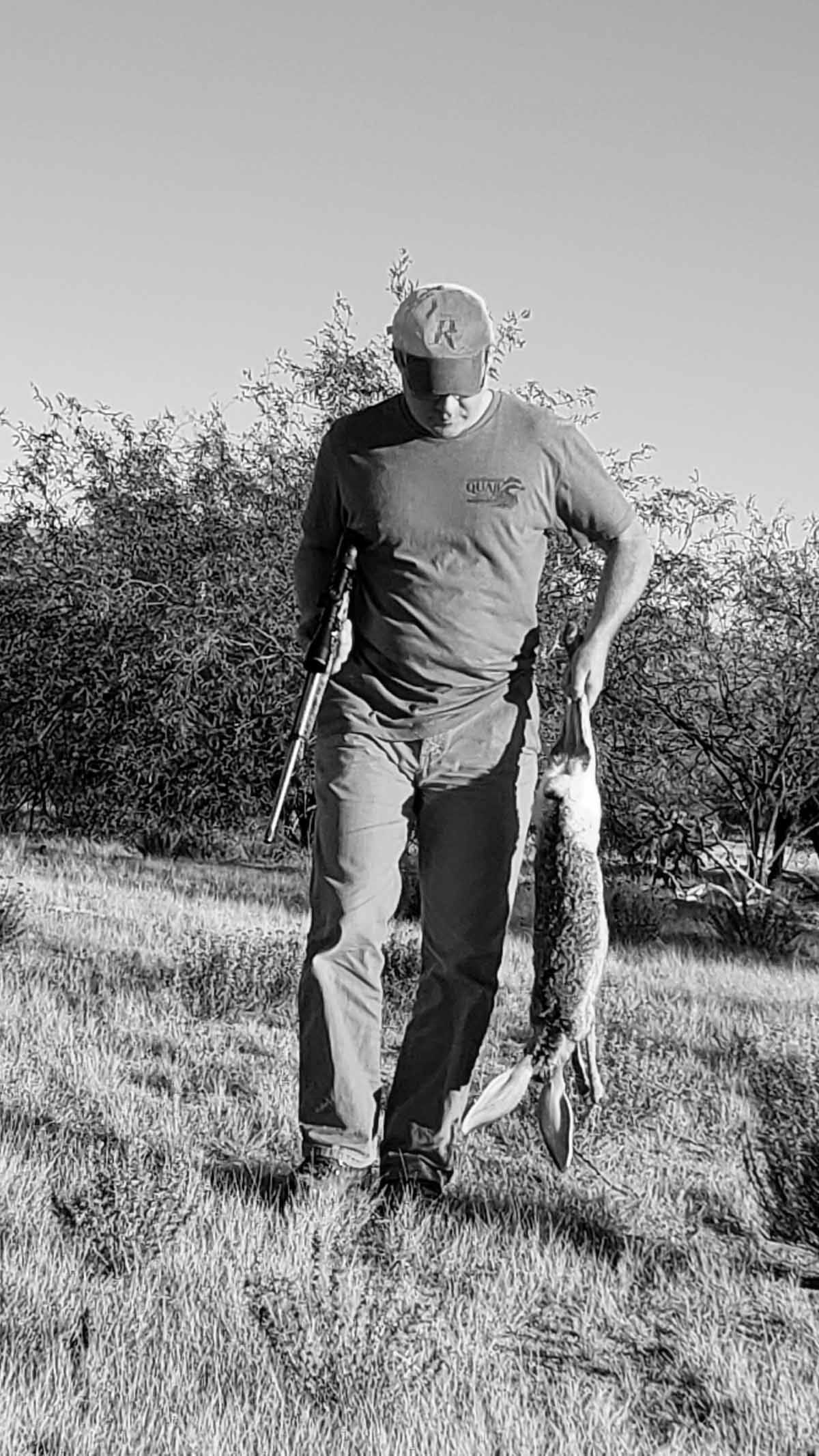 Hank Shaw with an antelope jackrabbit. 