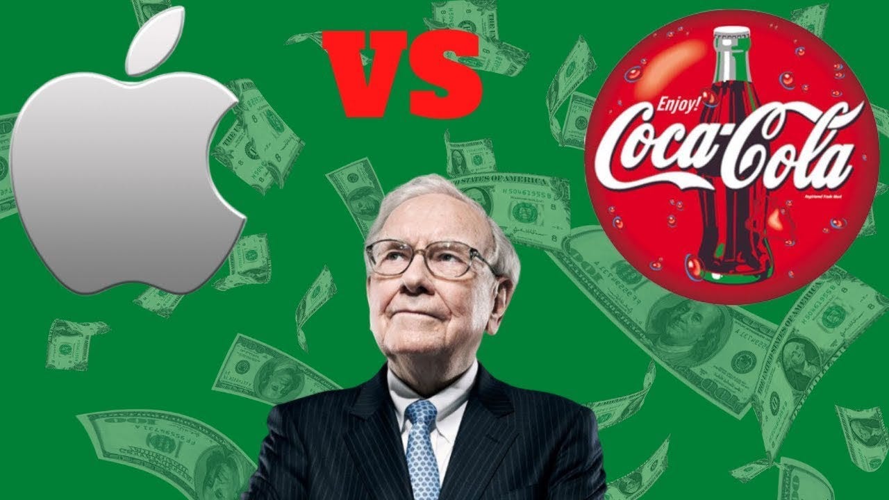 👨‍🏫 Why Warren Buffett prefers 📱 Apple Stock to Coca Cola Stock 🥤  Dividend Investing - YouTube