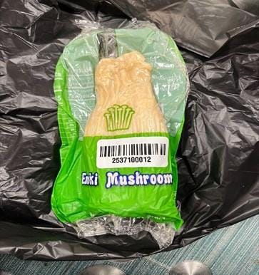 Front of Package, Hofood99 Inc enoki mushrooms