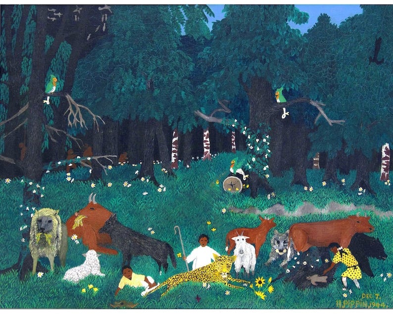 Horace Pippin Holy Mountain II African American folk art image 1