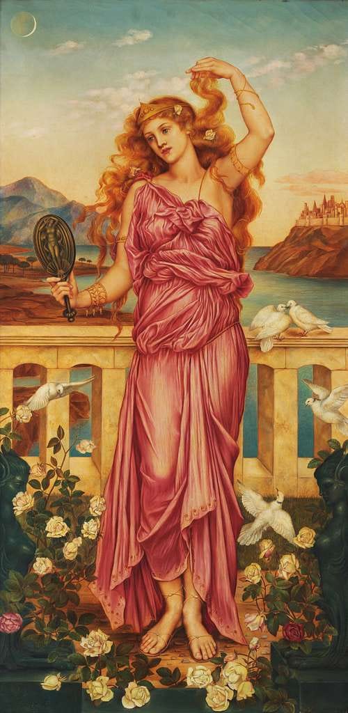 Helen of Troy - Public domain scan of painting - PICRYL - Public ...