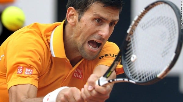 djokovic beats federer rome open 2015