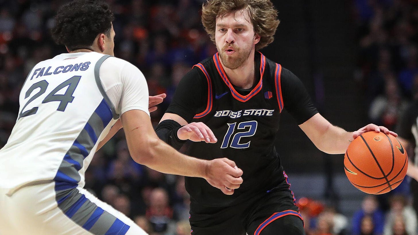 A Boise State player for six years, a Bronco much longer than that, Max  Rice set to play final home game at ExtraMile Arena | Boise State Basketball  Coverage | idahopress.com