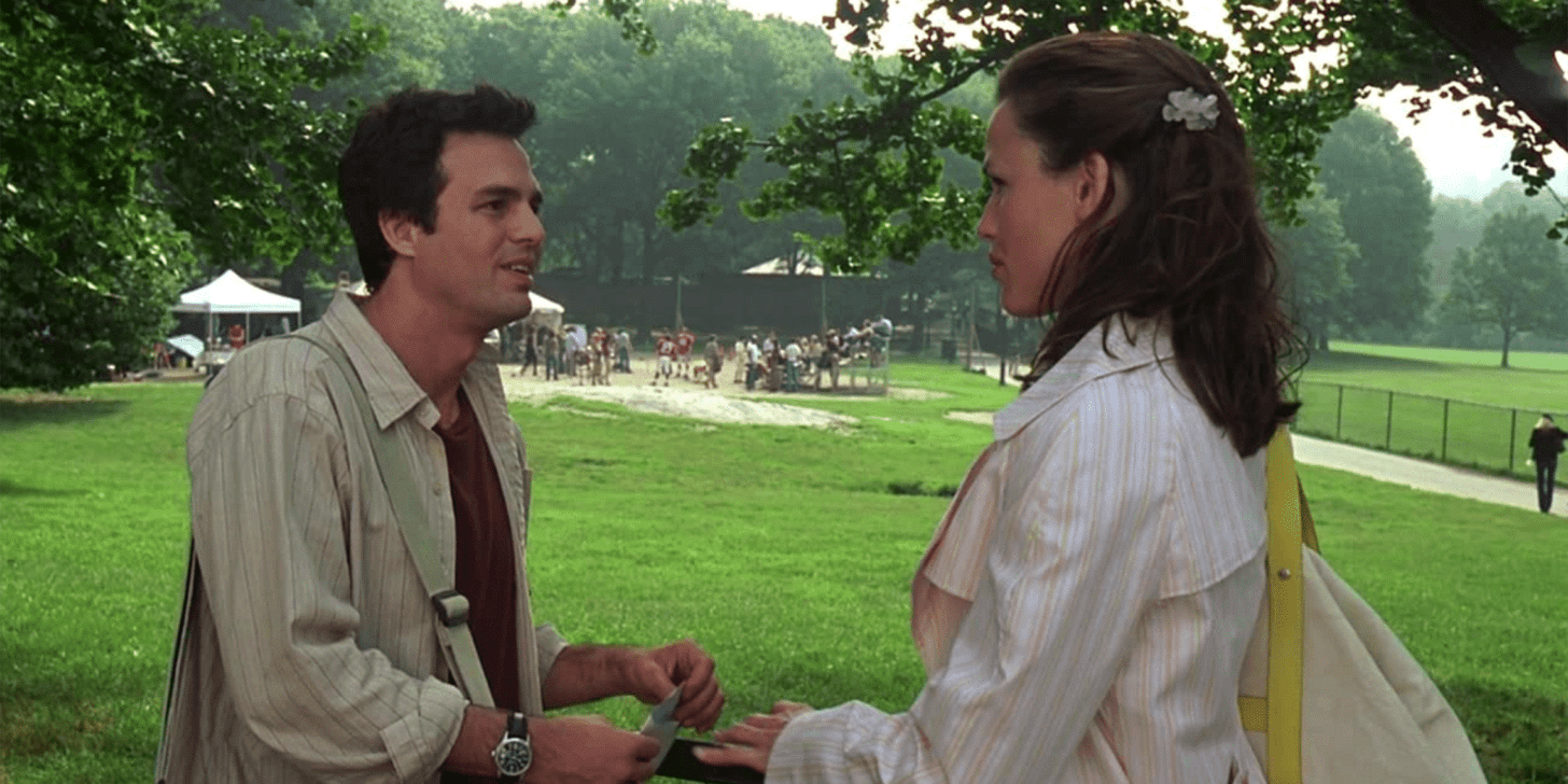 ’13 Going on 30’ stars Jennifer Garner and Mark Ruffalo reunite