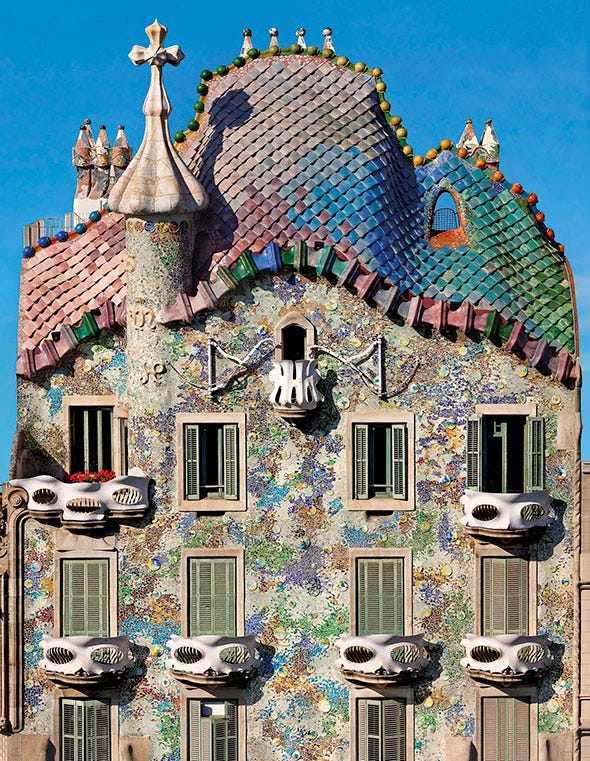 Fachada de la Casa Batlló