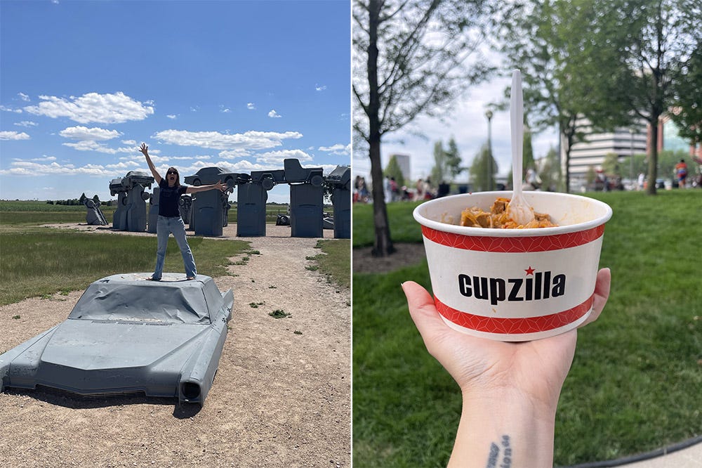 Carhenge and Cupzilla