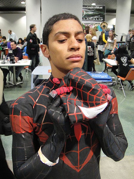 File:Comikaze Expo 2011 - Miles Morales, the new Ultimate Spider-Man (6324615935).jpg