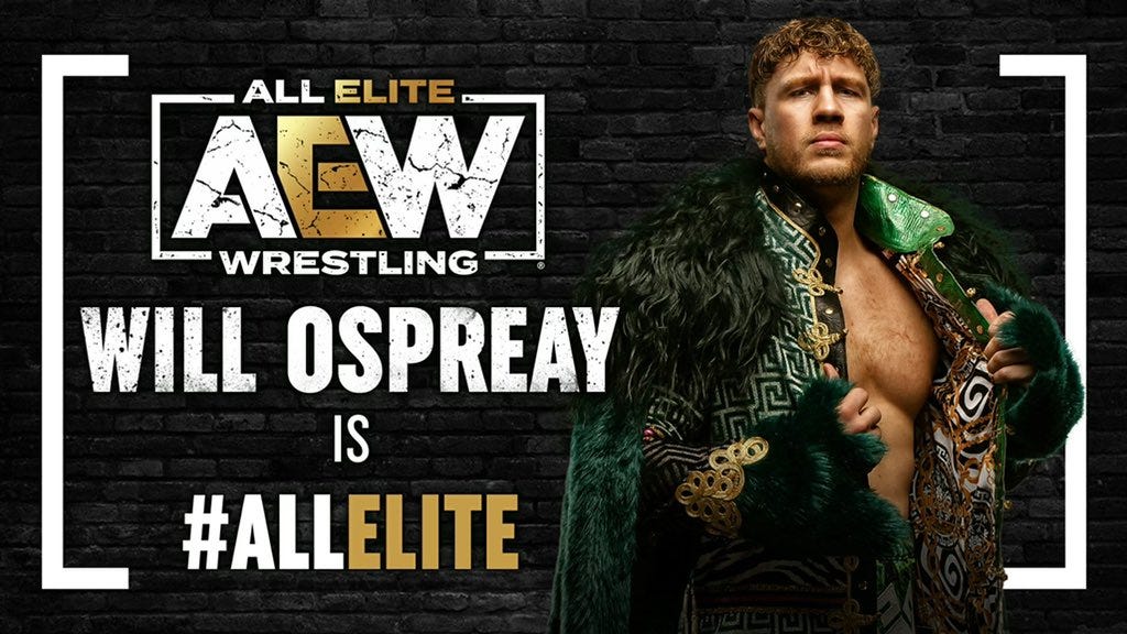 Will Ospreay is All Elite Graphic
