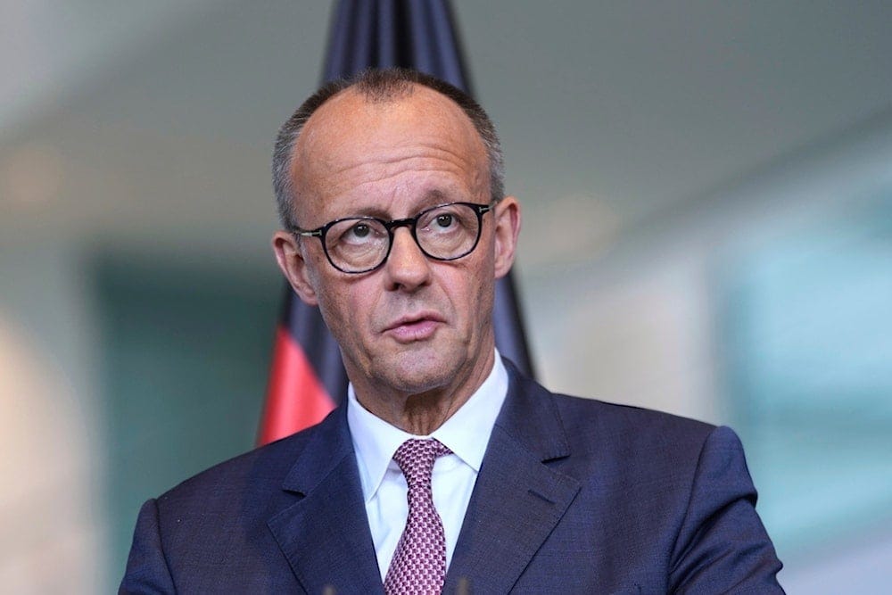 Germany's Chancellor Friedrich Merz attends a news conference at the chancellery in Berlin, Germany, Wednesday, May 28, 2025 (AP) Germany's Chancellor Friedrich Merz attends a news conference at the chancellery in Berlin, Germany, Wednesday, May 28, 2025 (AP)