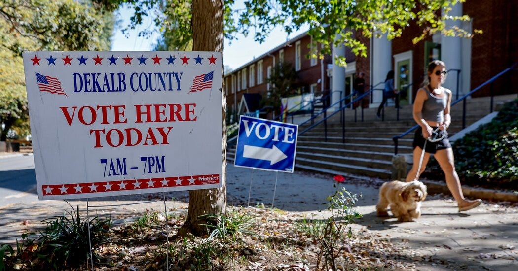 Georgia Election Board Orders Hand-Counting of Ballots - The New York Times