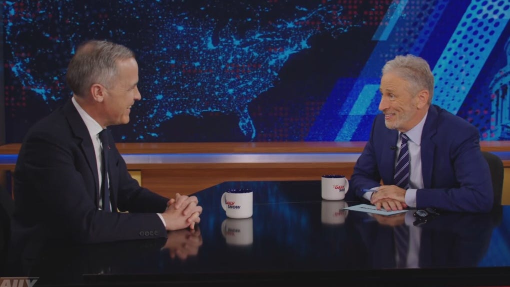 Mark Carney appears on 'The Daily Show' ahead of rumoured leadership bid  launch | CTV News