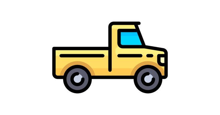 Pickup truck free vector icons designed by Freepik | Vector icon design,  Free icons, Pickup trucks