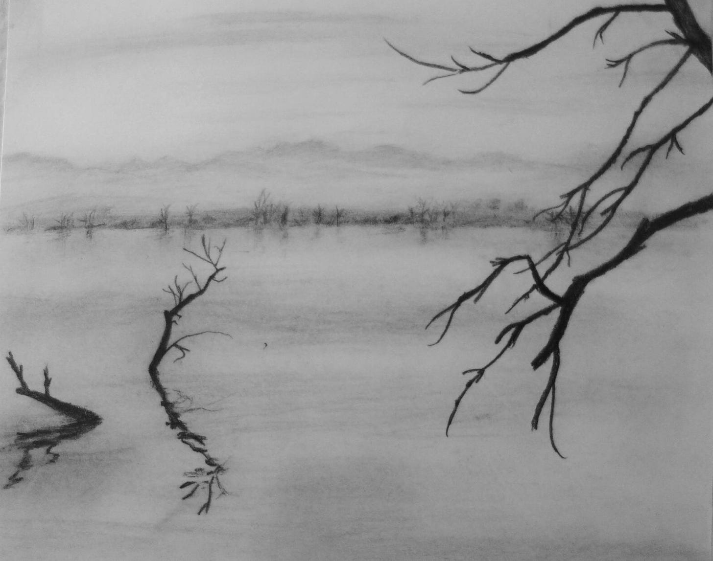 Lakeside sketch