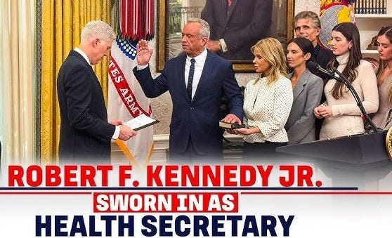 Robert F. Kennedy Jr. Sworn in as Health and Human Services (HHS) secretary  | Trump |USA