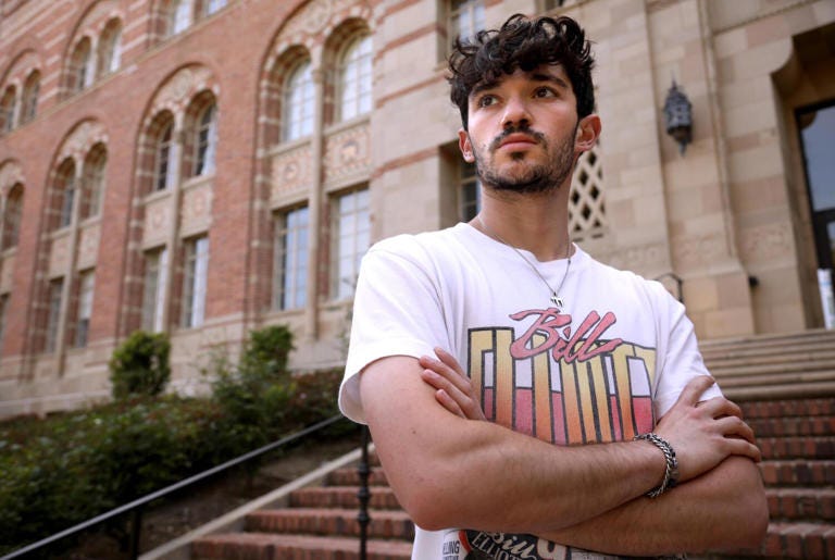 Senior Adam Thaw is on UCLA's student board of Hillel, the largest Jewish campus organization in the world. ((Genaro Molina / Los Angeles Times))