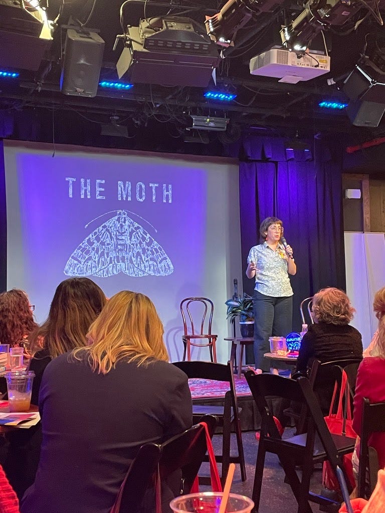 Kate Tellers from The Moth at Uplifters Live