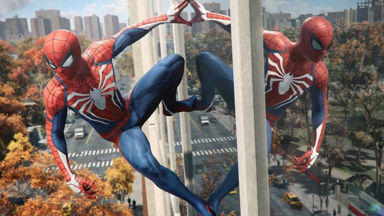 Spider-Man with ray tracing