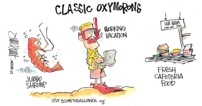 What is an Oxymoron? Oxymoron Paradox Difference
