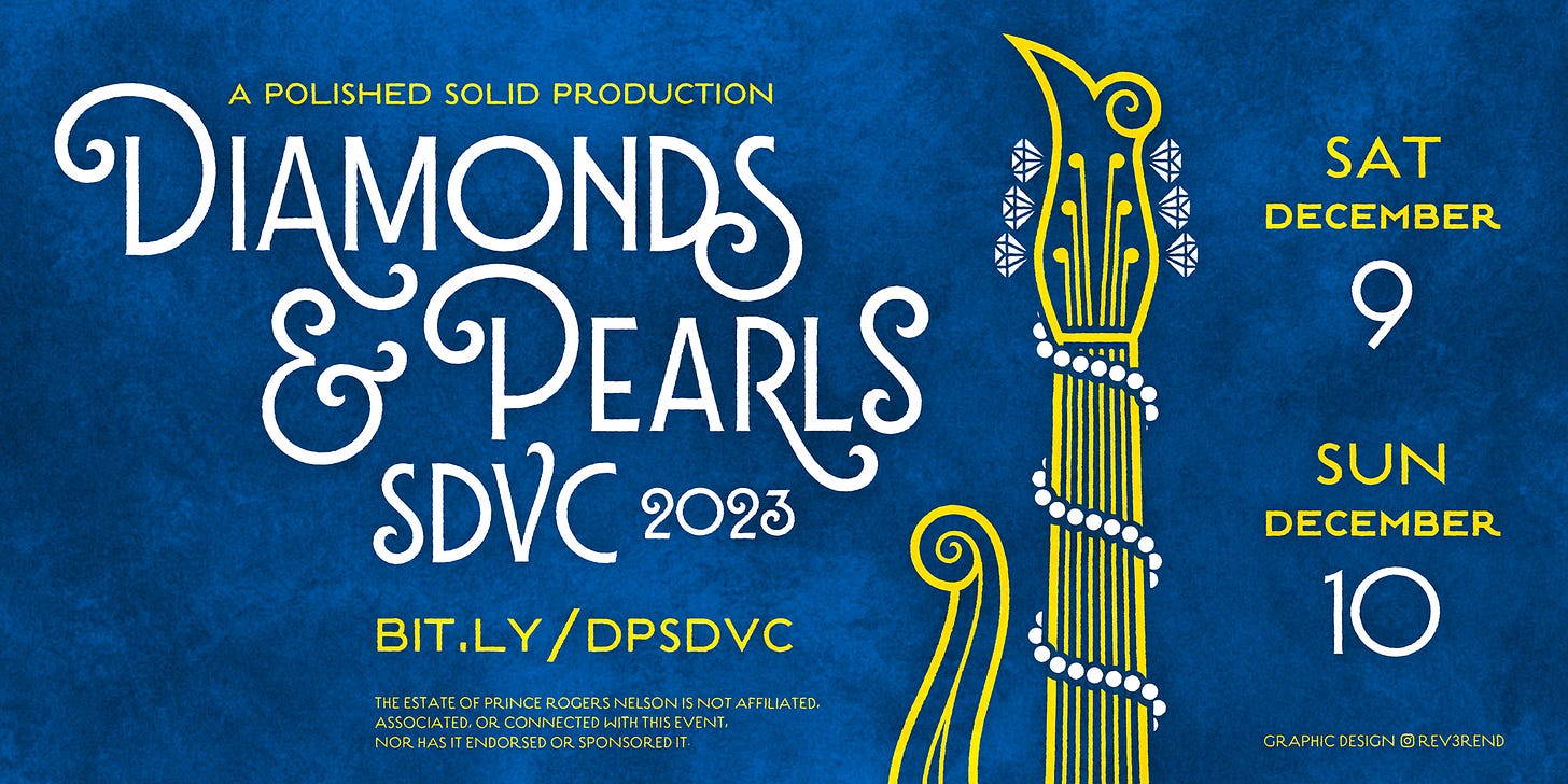 Diamonds & Pearls Super Deluxe Celebration • December 9-10, 2023 • bit.ly/dpsdvc