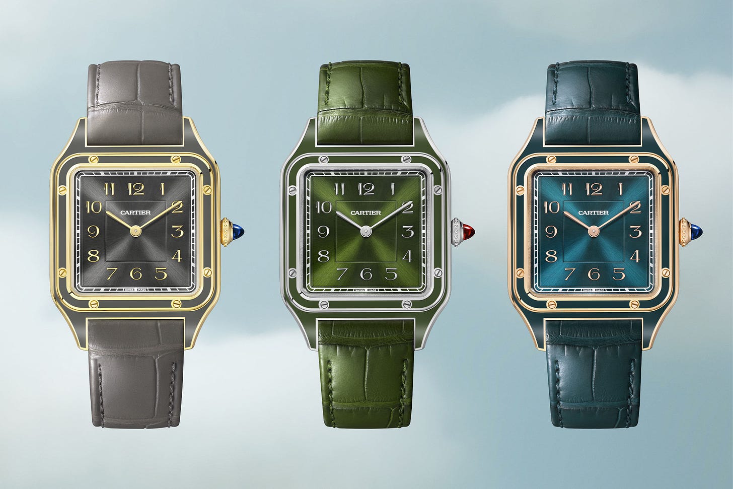 Introducing: 3 New Cartier Santos-Dumont Lacquered Models
