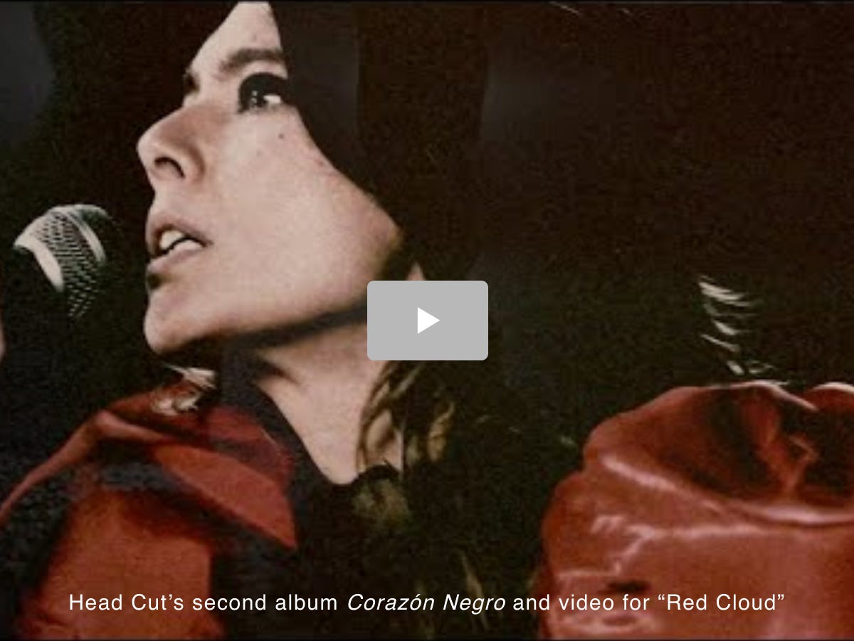 Head Cut's second album Corazón Negro and video for “Red Cloud”