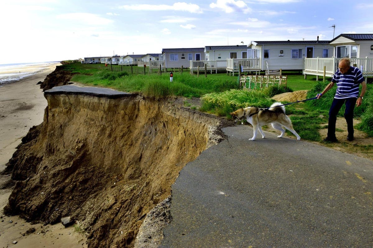 Homes in danger - in pictures: Filey, Holderness Easington, Bridlington,  Speeton and Flamborough Head - the coastal erosion putting Yorkshire trail  at risk | Yorkshire Post