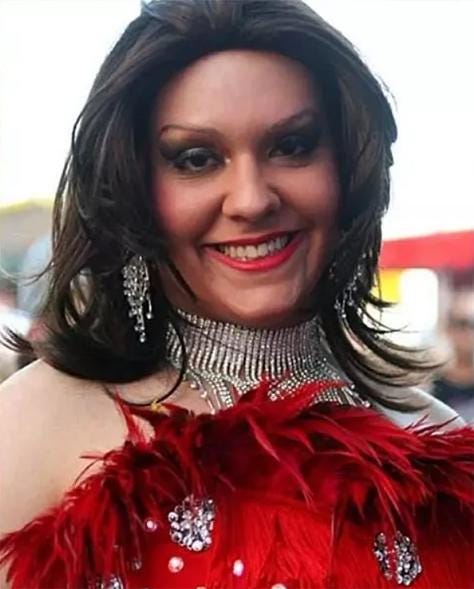 George Santos, allegedly in drag under the name Kitara Ravache.