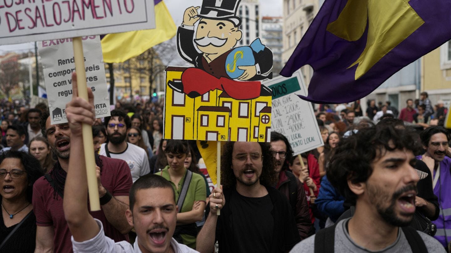 Protestos pelo direito à habitação em Lisboa degeneram em confrontos |  Euronews