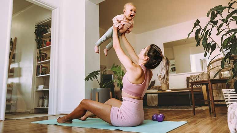 exercise helps fight postpartum depression