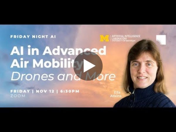 Friday Night AI | AI in Advanced Air Mobility: Drones and More