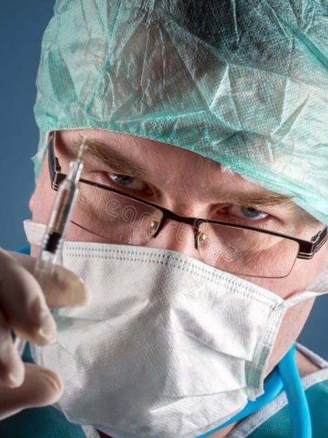 Doctor with syringe stock photo. Image of droplet, equipment - 13747210