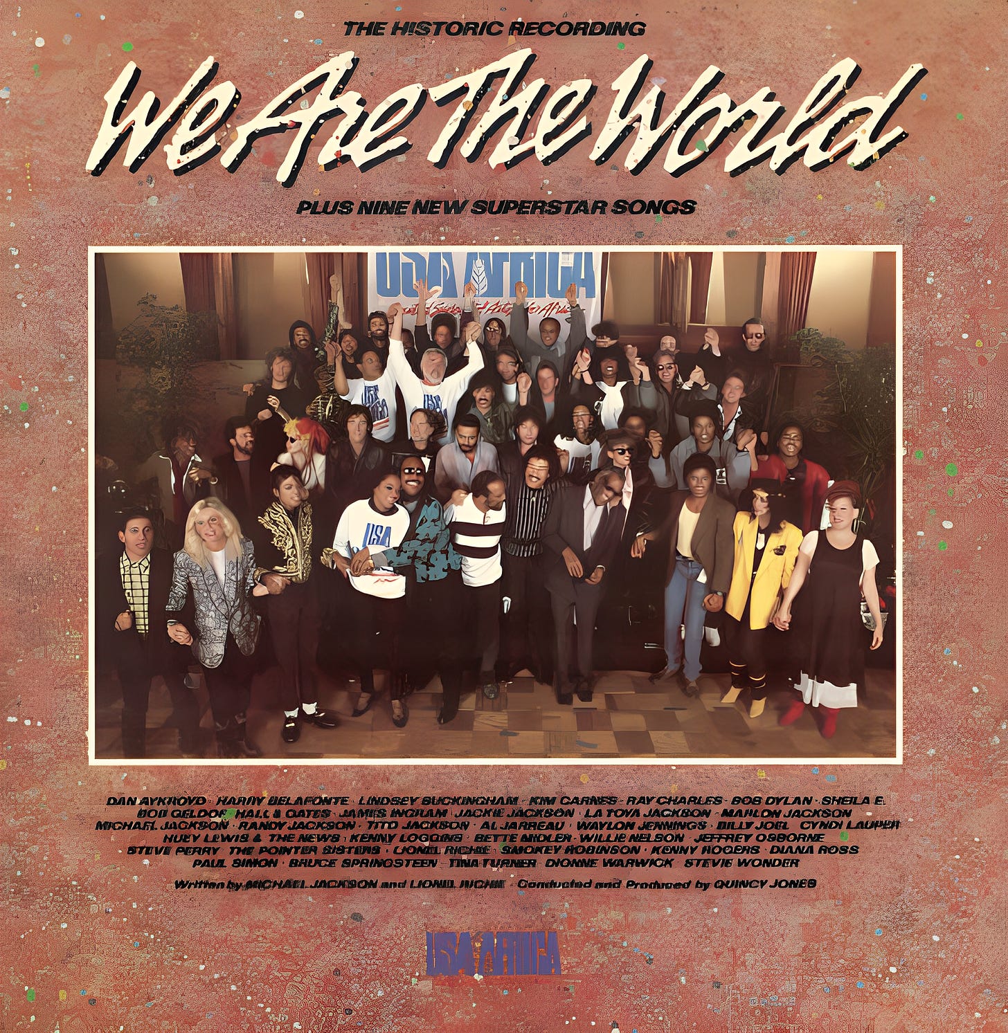 We Are the World single cover