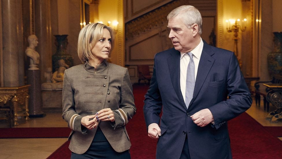 Emily Maitlis interviewed Prince Andrew in 2019