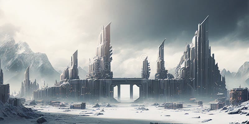Dystopian Megalopolis: Futuristic Sci-Fi City Illustration with Advanced  Architecture and AI - Super Detailed Concept Art for Post Stock Image -  Image of concept, contemporary: 277587649
