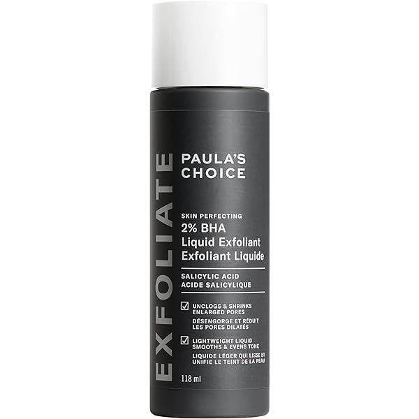 Paula's Choice Skin Perfecting 2% BHA Liquid Salicylic Acid Exfoliant,  Gentle Facial Exfoliator for Blackheads, Large Pores, Wrinkles & Fine  Lines, Travel Size, 1 Fluid Ounce - PACKAGING MAY VARY : Amazon.ca: