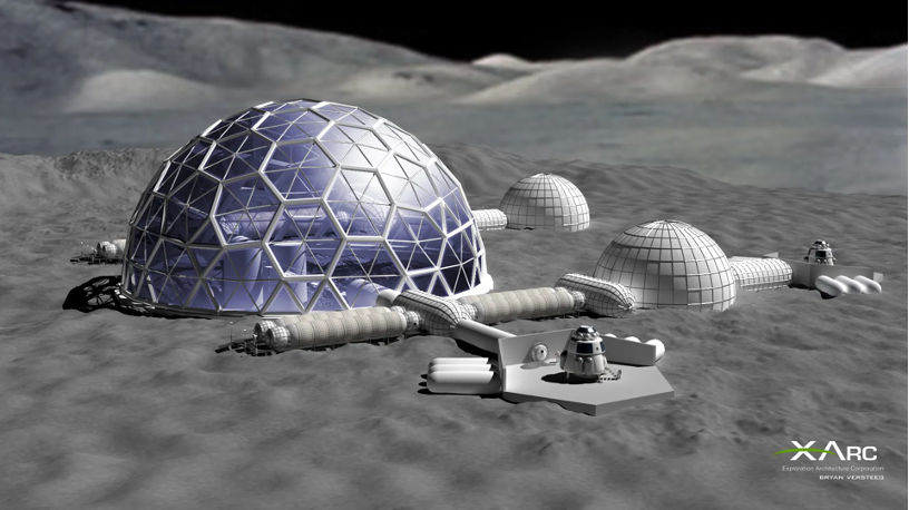 Pic of a lunar colony concept