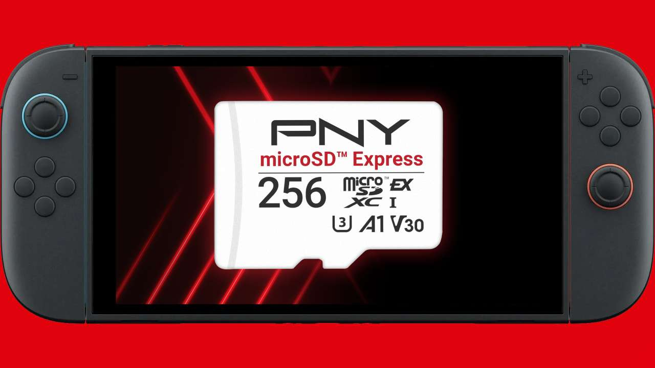 PNY microSD Express cards for Nintendo Switch 2