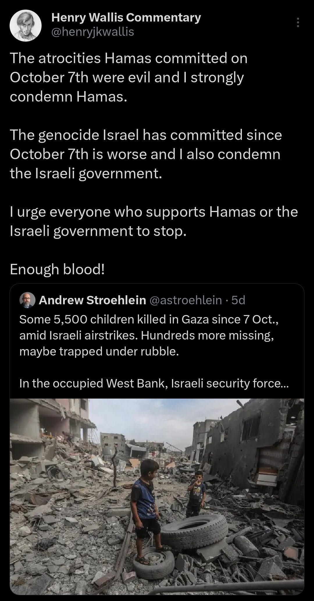 Henry hates Hamas