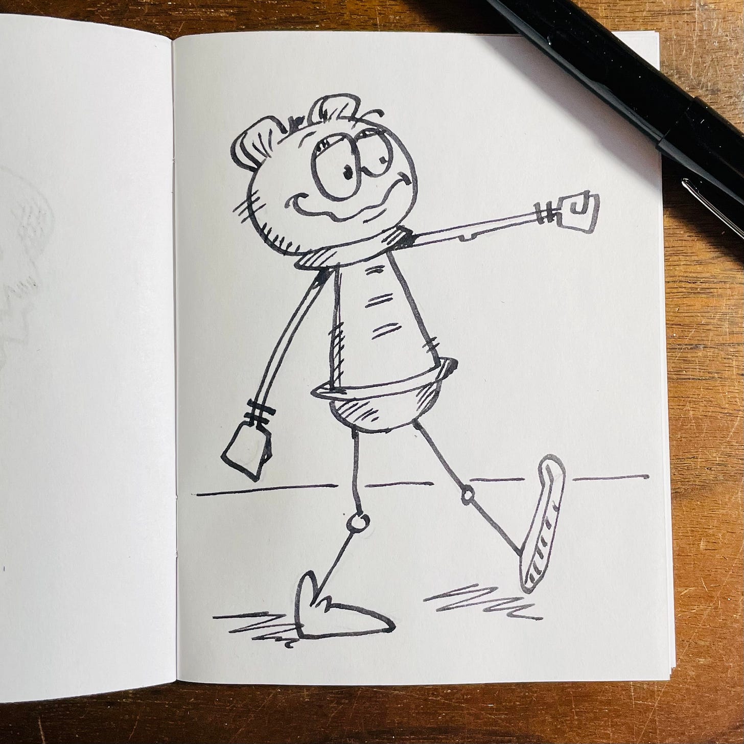 Just a doodle of a weird alien