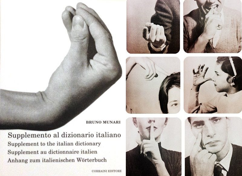 Parlare con i gesti: Bruno Munari — pincopanco