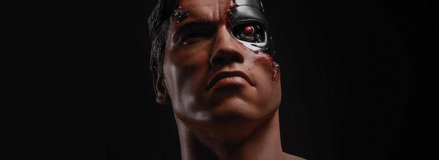 Chronicle Terminator Genisys 1984 T-800 Battle Damaged Bust Pre-Order ...