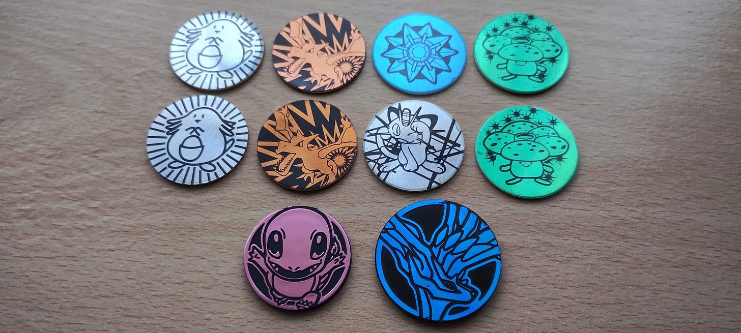 Pokémon TCG coins